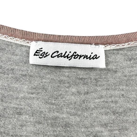 Égs California Striped Floral Pattern Loose Fit Tunic Blouse Size 1XL‎ - Picture 2 of 6